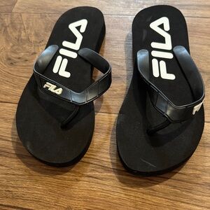 FILA Sport Sandals with Bold Logo Design